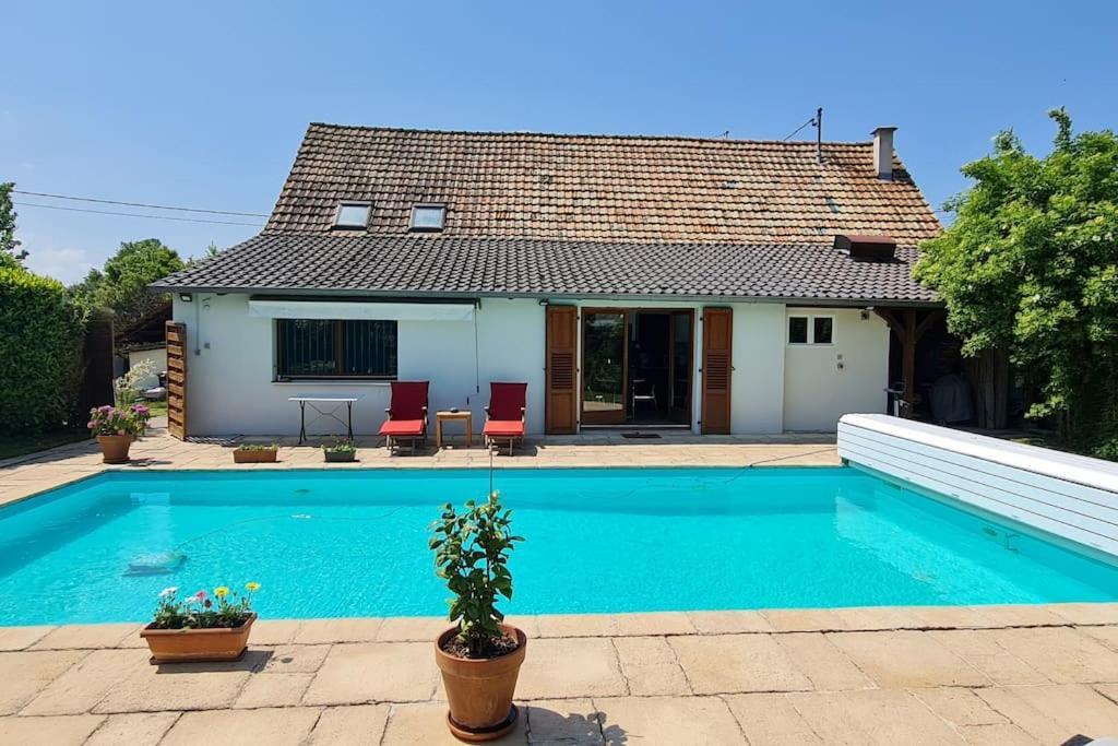 Alsace Bas-Rhin Logis Independant Avec Piscine Privee Apartamento Alteckendorf Exterior foto