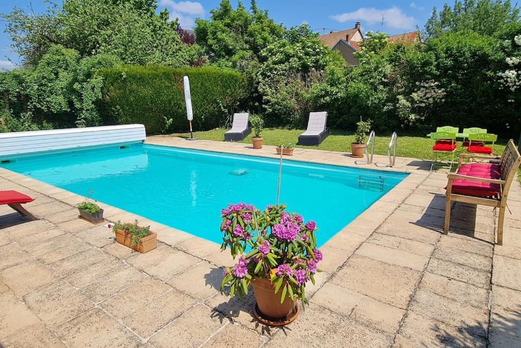 Alsace Bas-Rhin Logis Independant Avec Piscine Privee Apartamento Alteckendorf Exterior foto